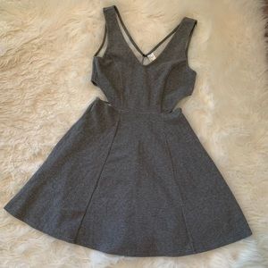 Skater dress with cut out sides
